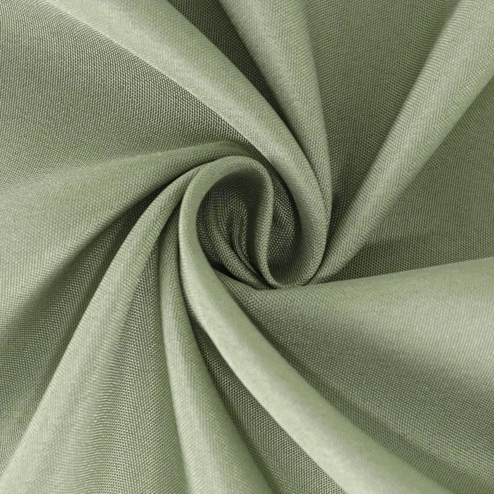 10 Pack Dusty Sage Green Polyester Banquet Chair Covers, Reusable Stain Resistant Slip On Chair Covers