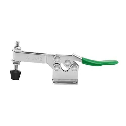 10 pack Hold Down Toggle Clamps Latch Antislip Red 201B Hand Tool 200Lbs Holding Capacity Antislip Horizontal Quick Release Heavy Duty Toggle Clamp