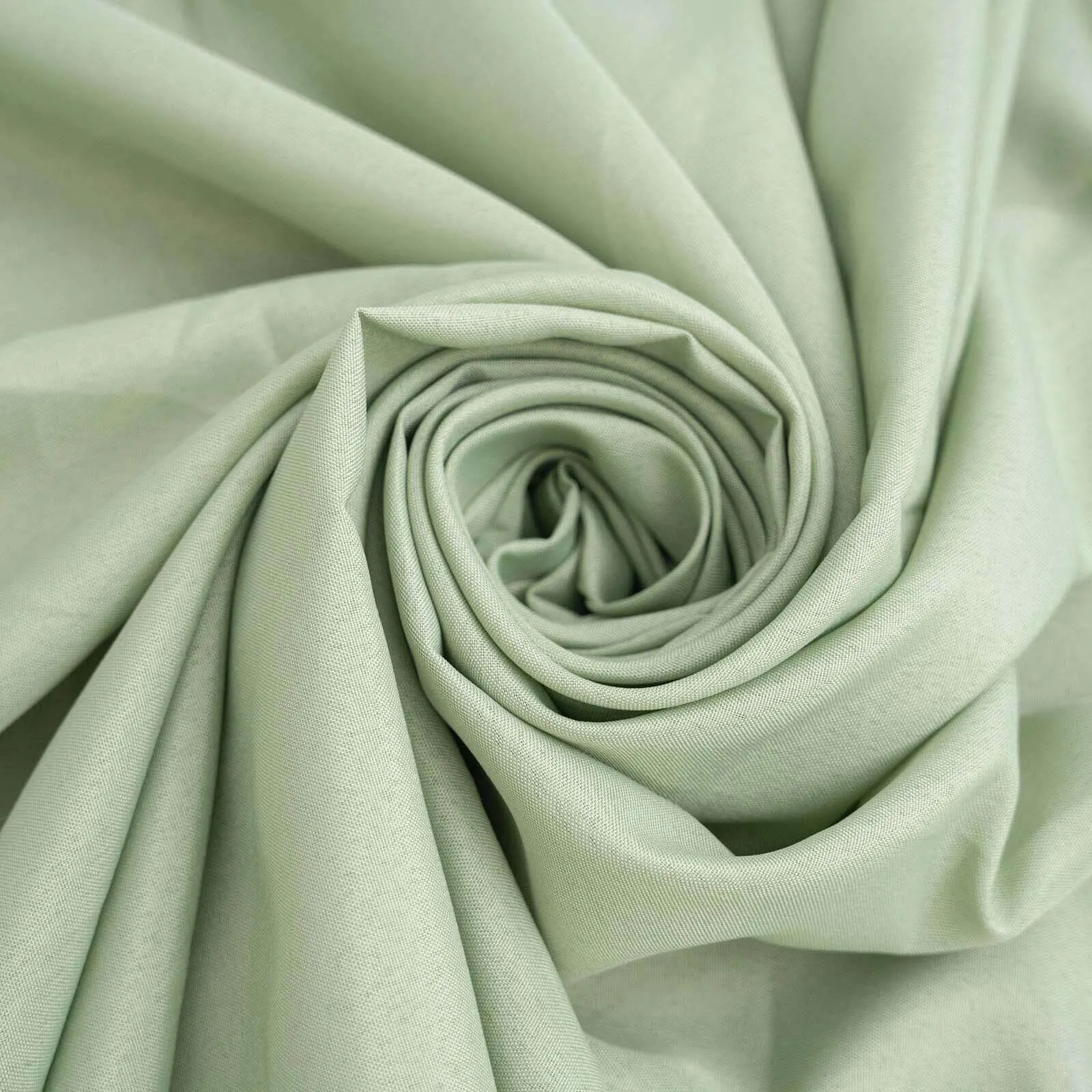 10 Pack Sage Green Polyester Banquet Chair Covers, Reusable Stain Resistant Slip On Chair Covers