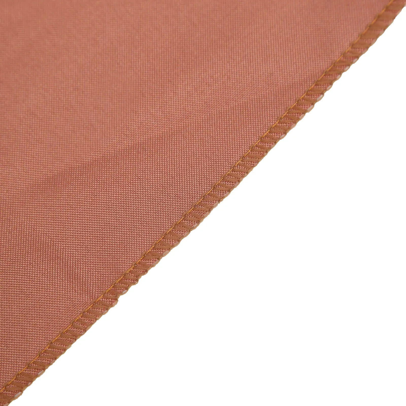 10 Pack Terracotta (Rust) Polyester Folding Chair Covers, Reusable Stain Resistant Slip On Chair Covers