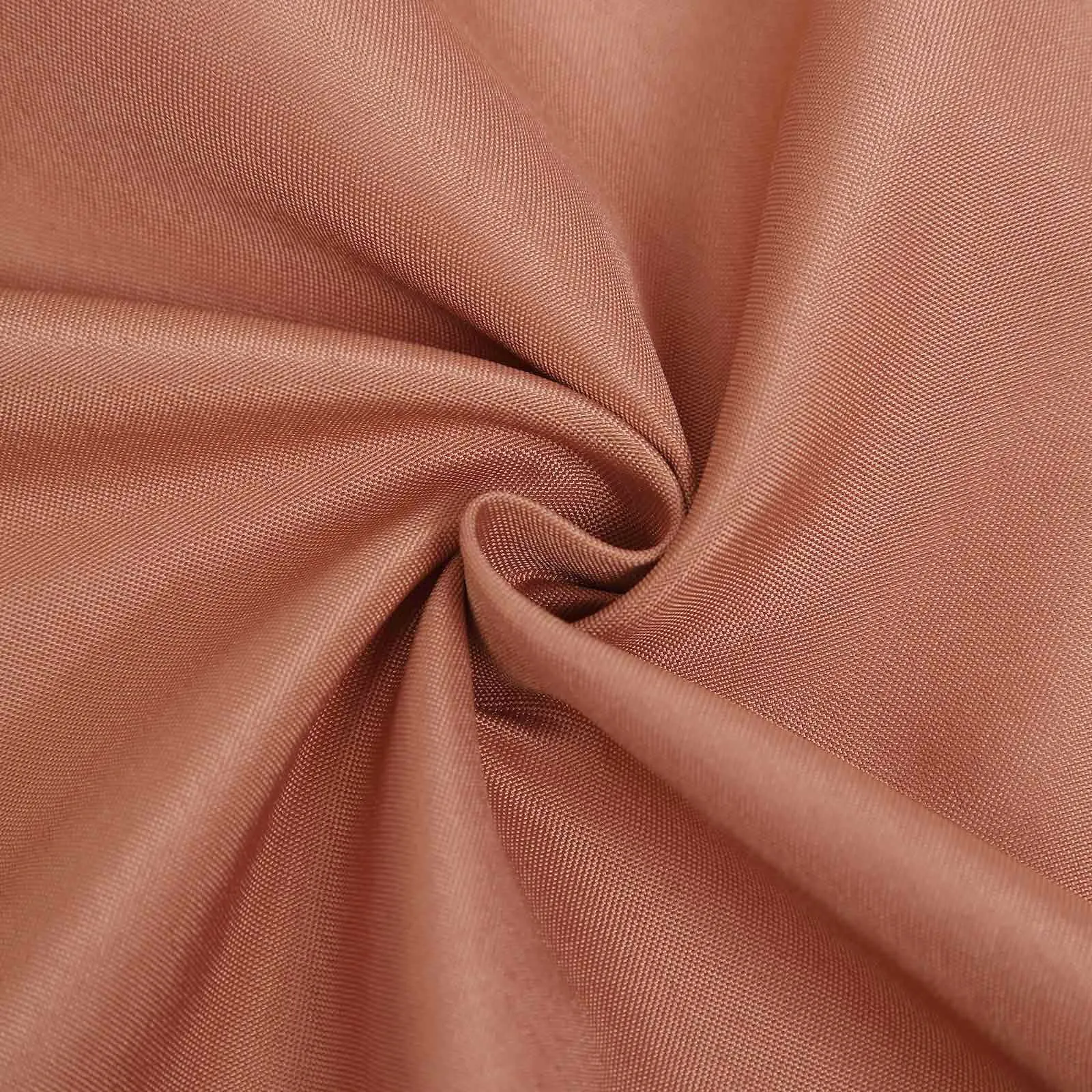 10 Pack Terracotta (Rust) Polyester Folding Chair Covers, Reusable Stain Resistant Slip On Chair Covers