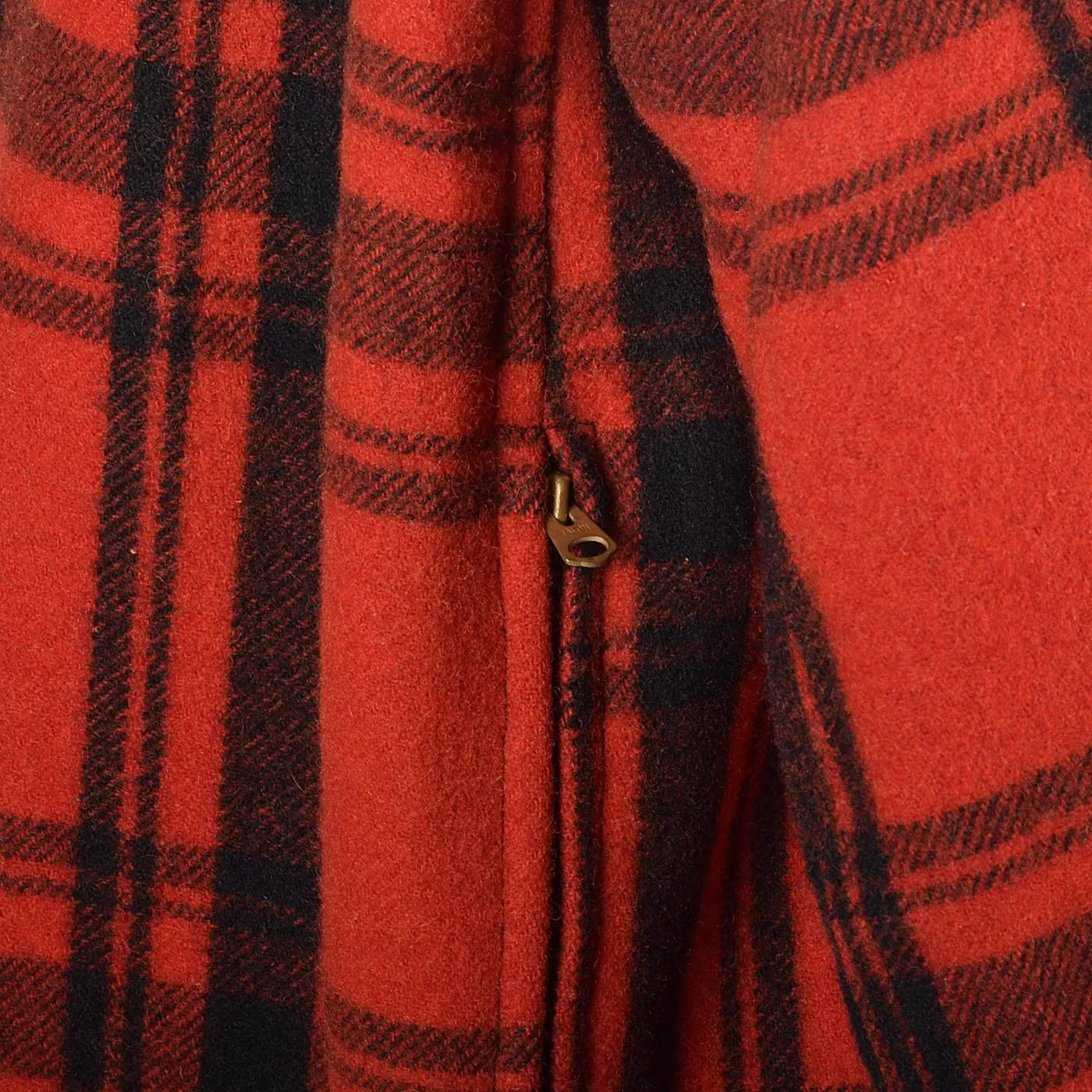 1940s Men's Red Plaid Hunting Coat by Merrill Woolen Mills