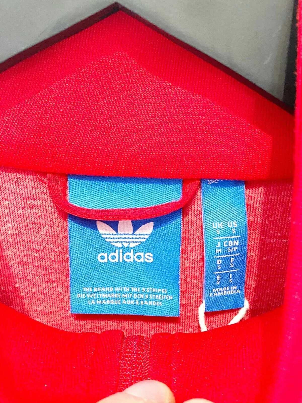 1994 Style BAYERN MUNICH adidas Originals Retro Football Jacket Track Top (S)