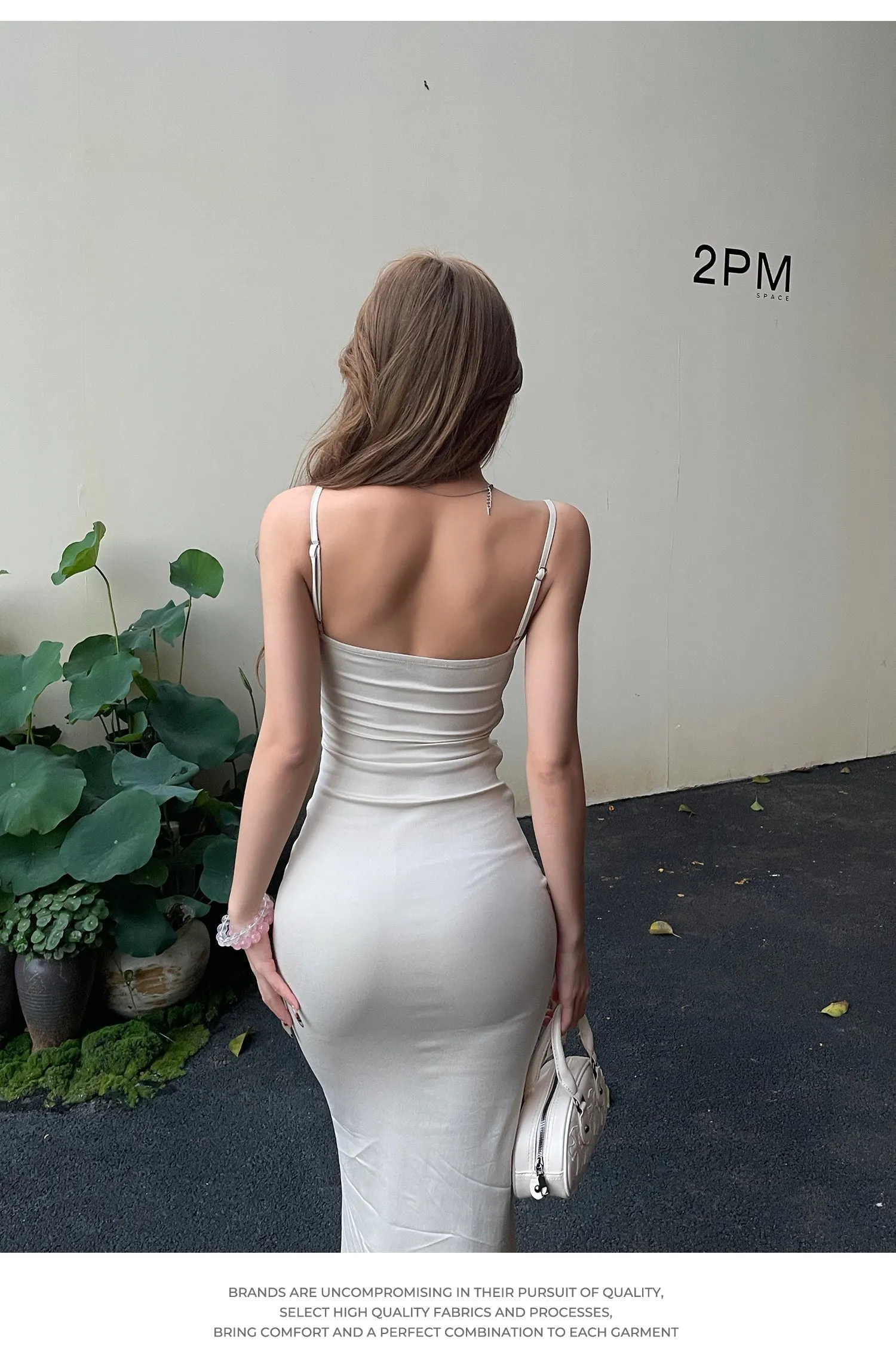 【24s Aug.】V-neck Strap Dress