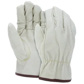 3451S MCR Safety Fleece Lined, CV Grade, Pigskin Drivers Gloves, Small, Leather