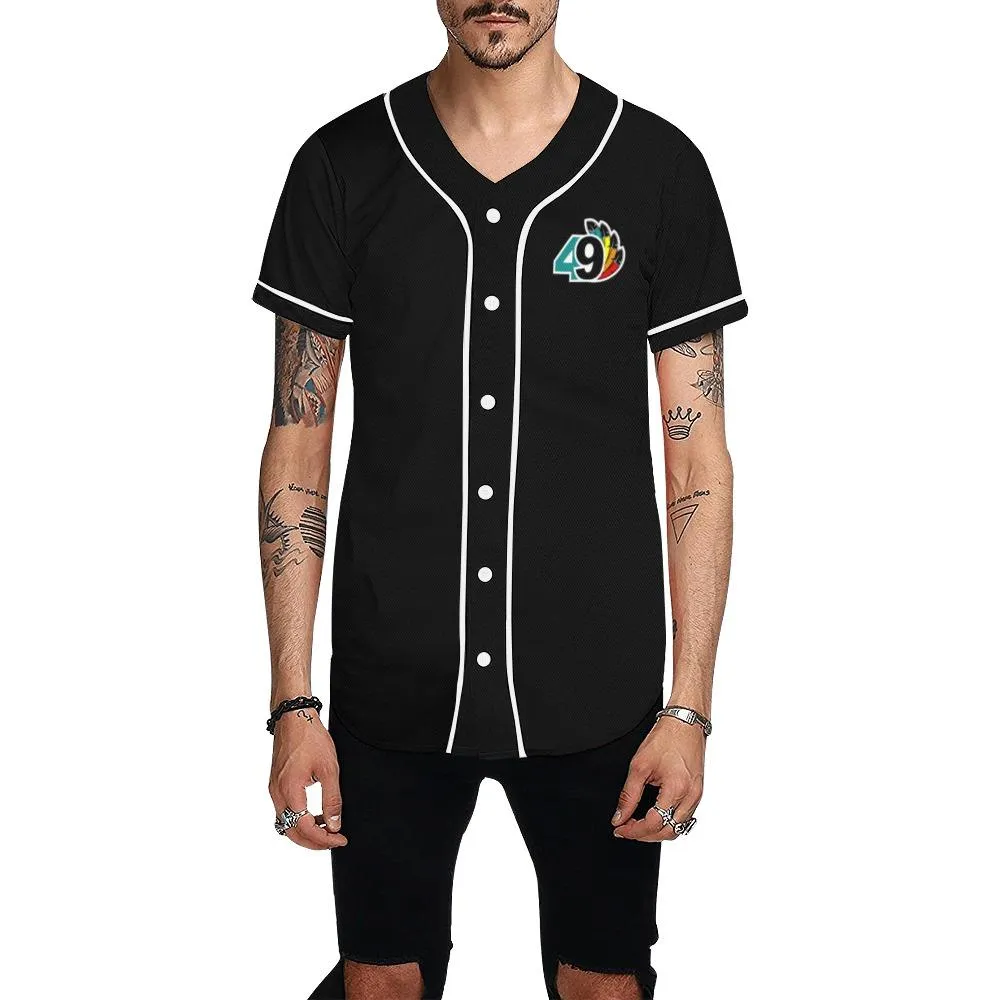 49 Dzine Logo Baseball Jersey for Men