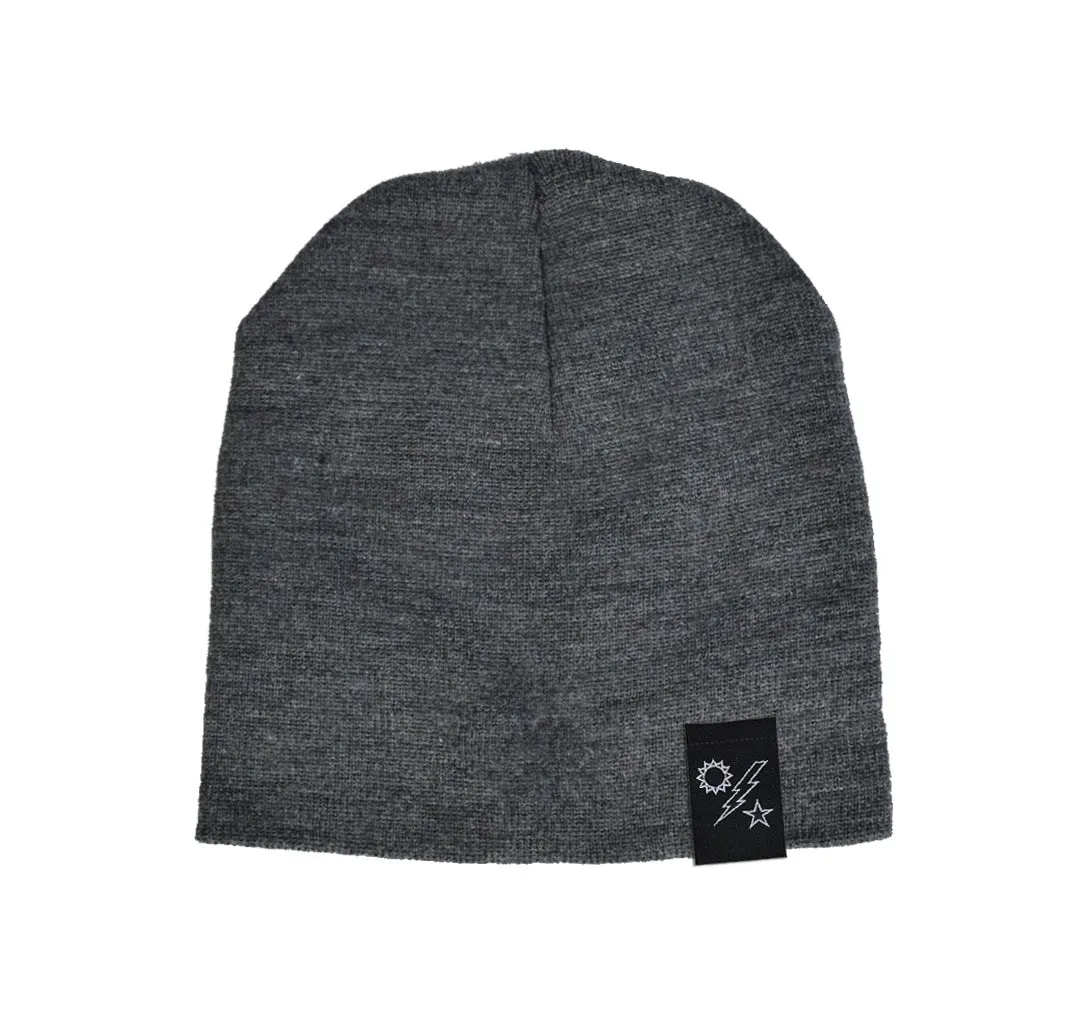 75th Star Sun Bolt Tag Beanie