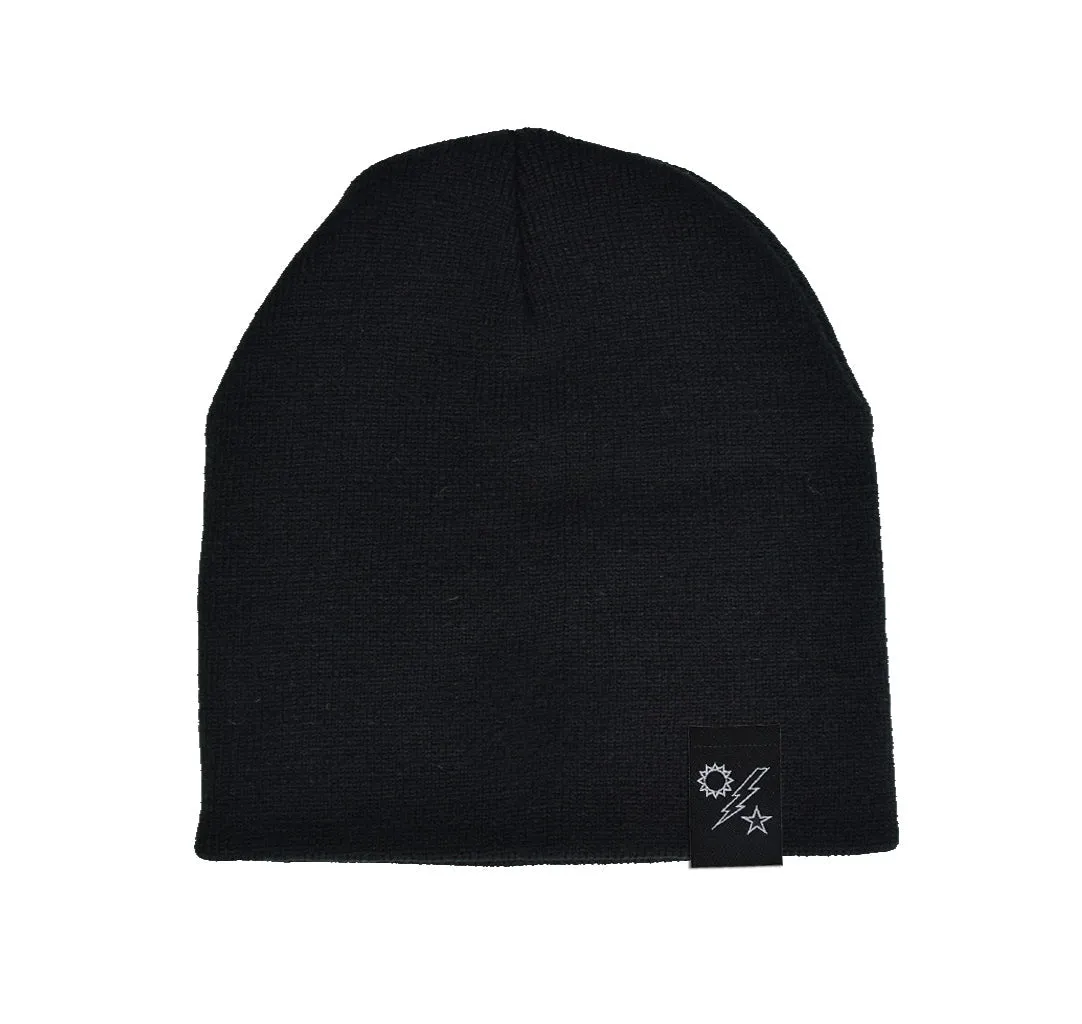 75th Star Sun Bolt Tag Beanie