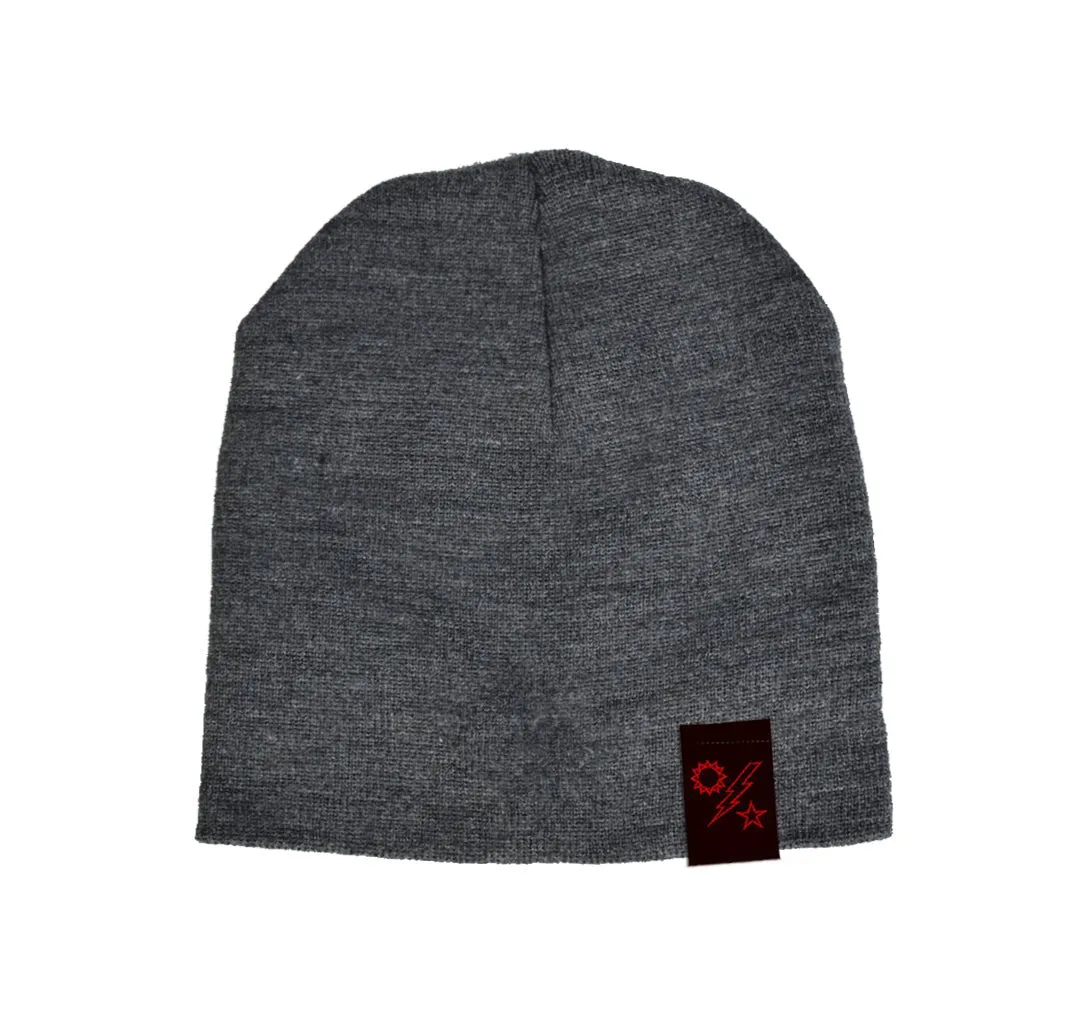 75th Star Sun Bolt Tag Beanie
