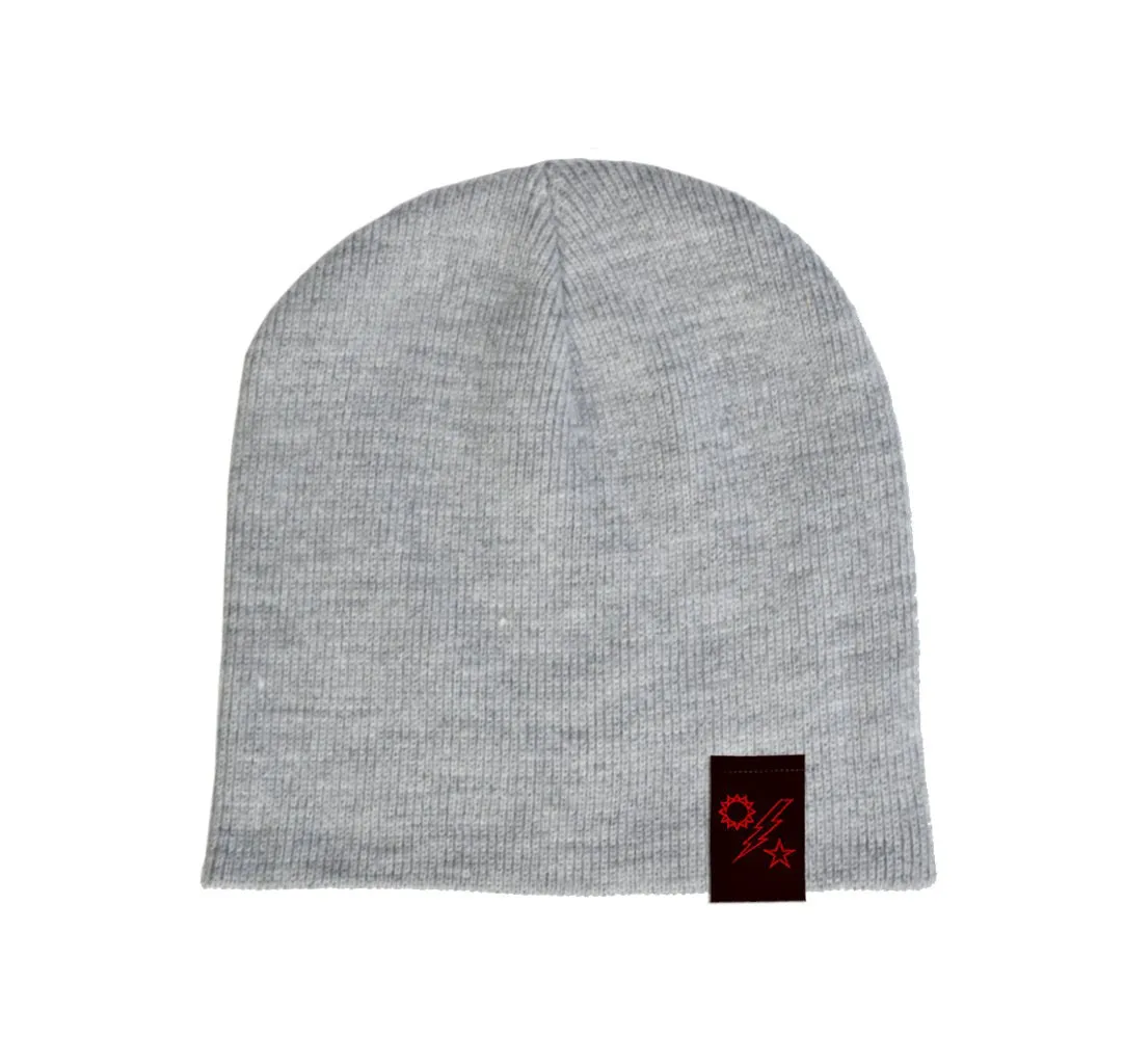 75th Star Sun Bolt Tag Beanie