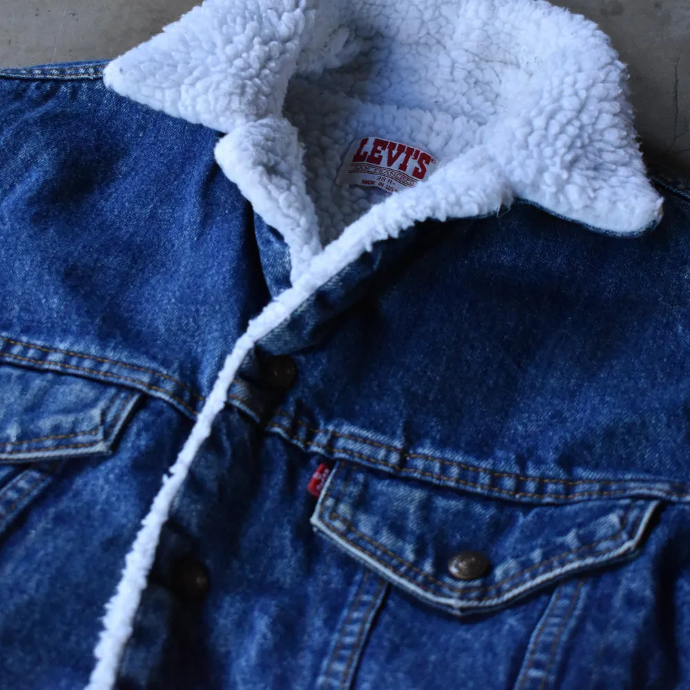 80’s Levi's 70608-0216 デニムボアジャケット USA製 231221