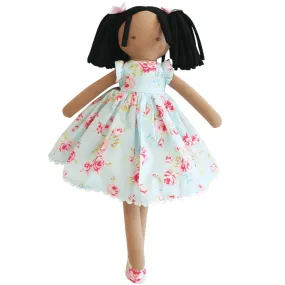 Addie Doll - Blue Floral