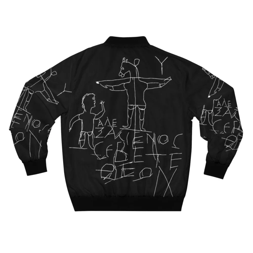 Alexamenos Graffito Bomber Jacket - Free Thinker Design