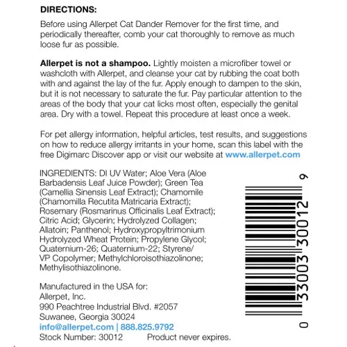 Allerpet Cat Dander Remover