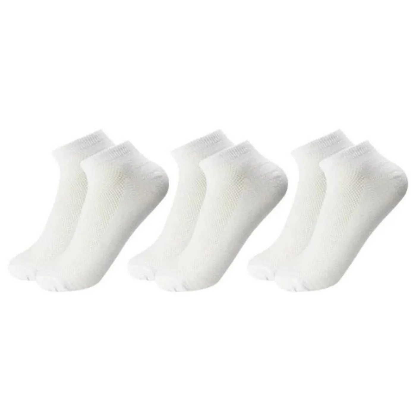 Ankle Socks for Women, 3 Pack, White
