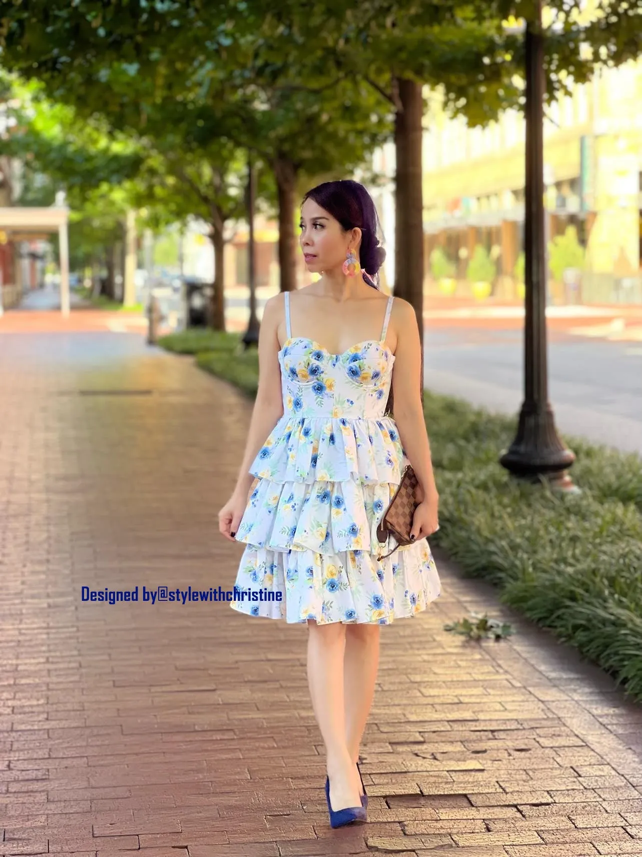Anna dress in Rose