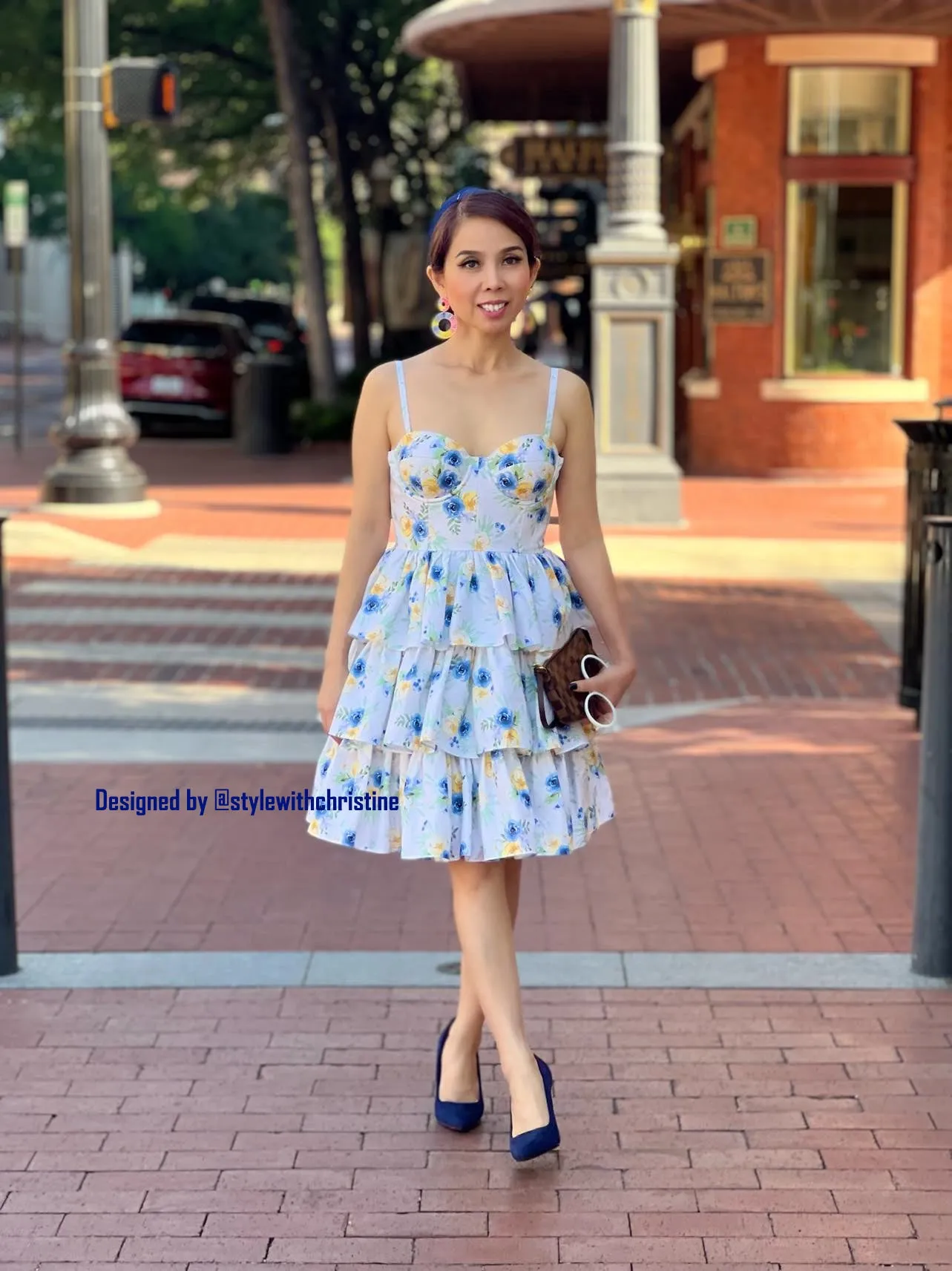Anna dress in Rose