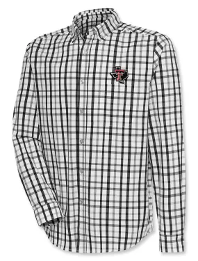 Antigua Texas Tech Double T "Tending" Long Sleeve Dress Shirt