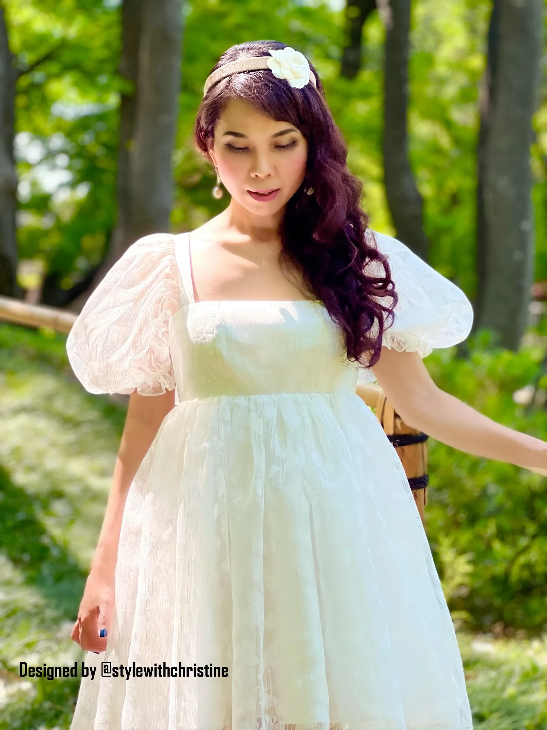 Ariana dress in organza