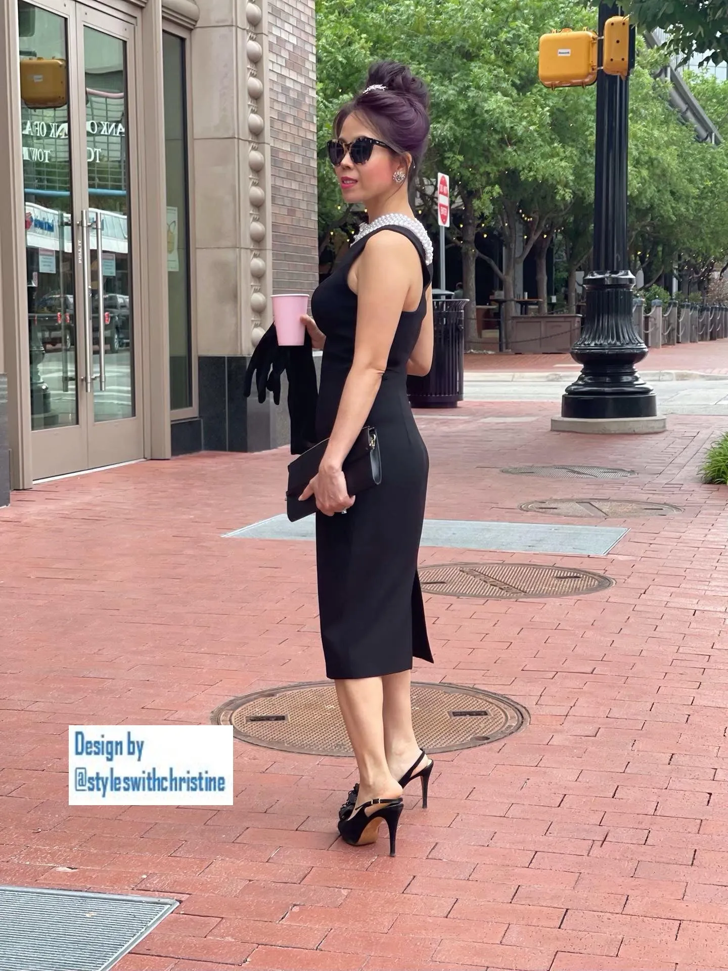 Audrey dress in black