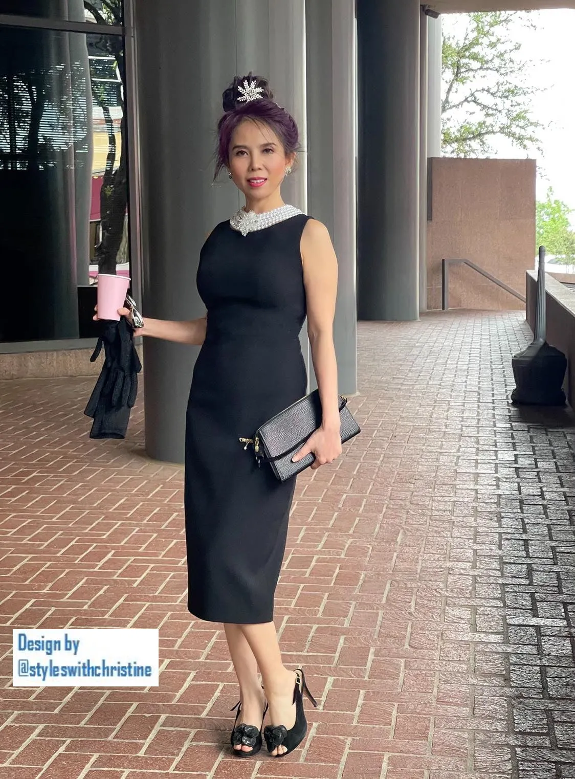 Audrey dress in black