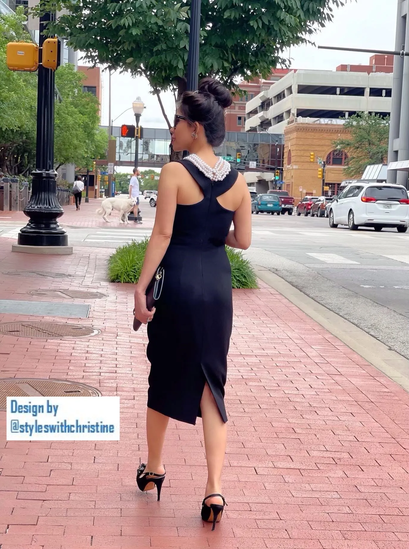 Audrey dress in black
