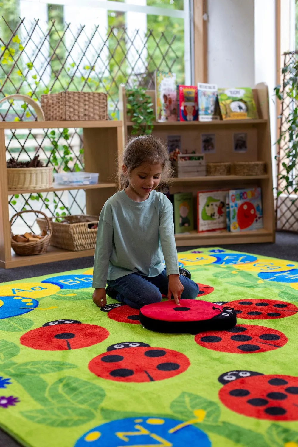 Back to Nature™ Chloe Caterpillar Numeracy & Literacy 3x2m Carpet