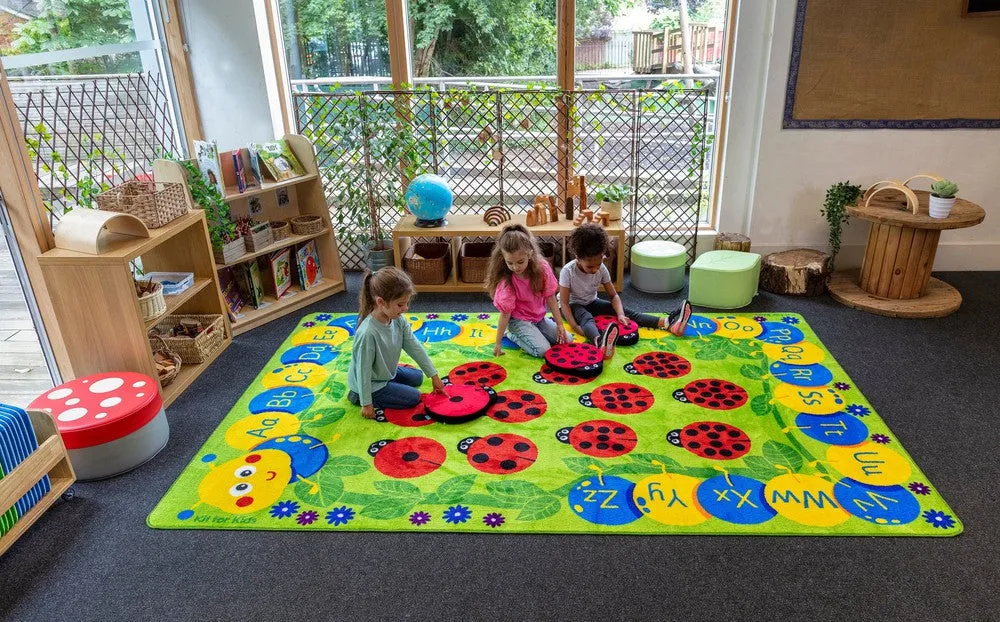 Back to Nature™ Chloe Caterpillar Numeracy & Literacy 3x2m Carpet