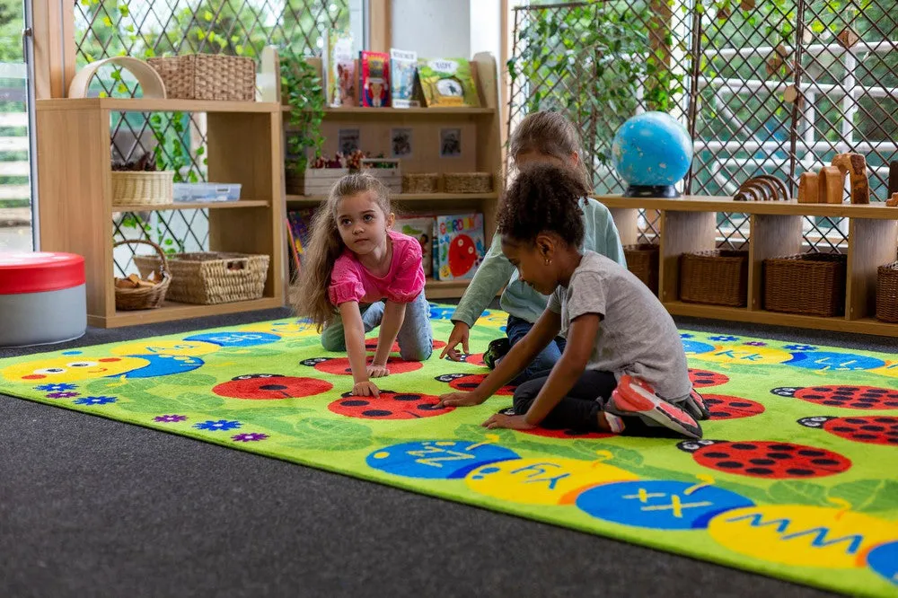 Back to Nature™ Chloe Caterpillar Numeracy & Literacy 3x2m Carpet