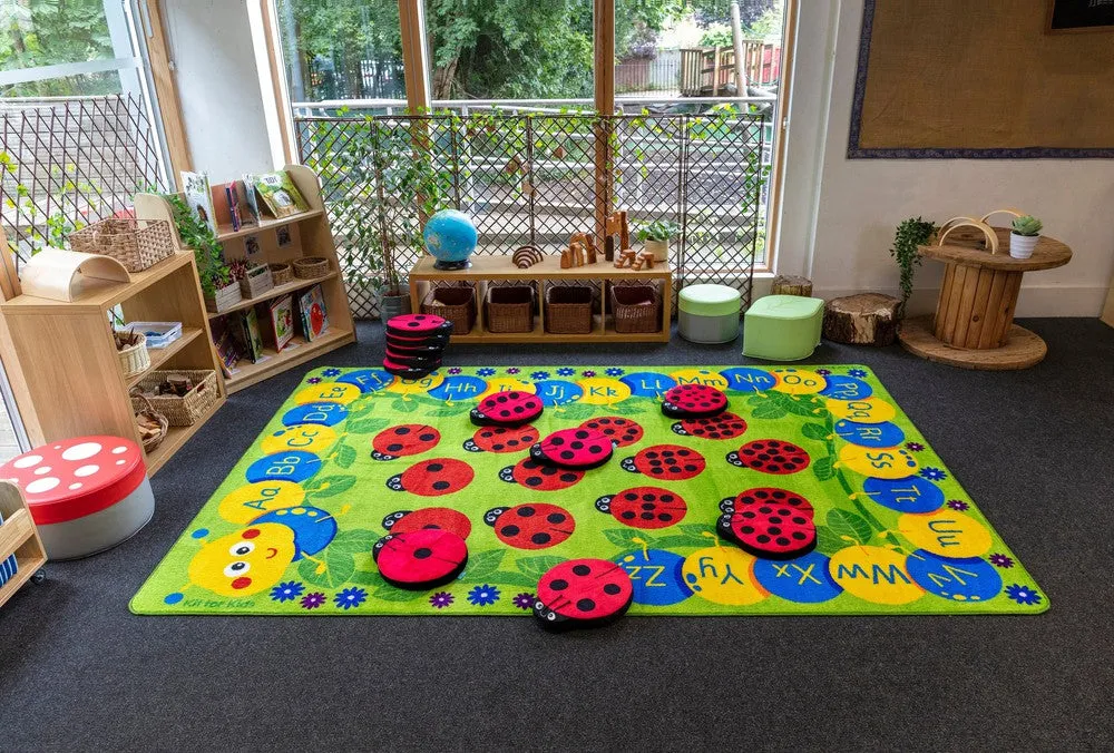 Back to Nature™ Chloe Caterpillar Numeracy & Literacy 3x2m Carpet