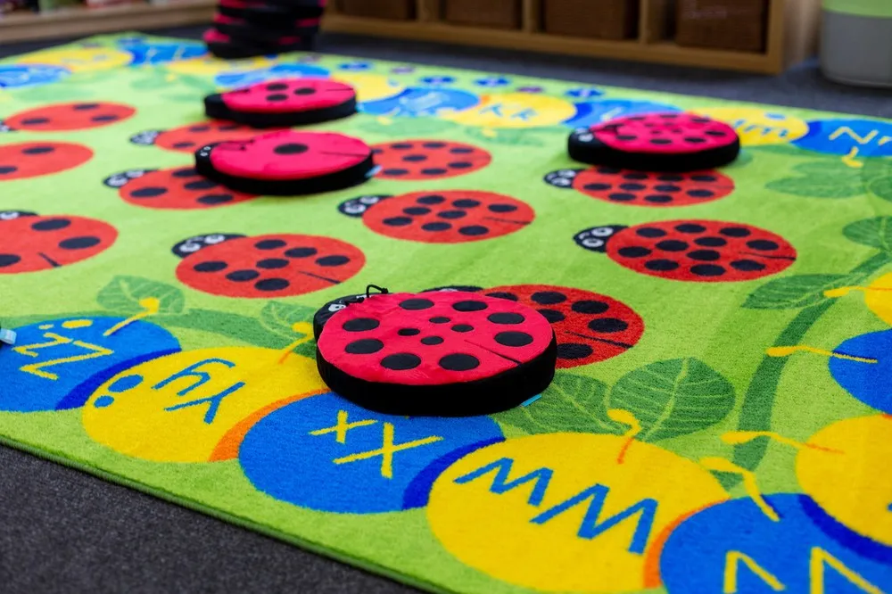 Back to Nature™ Chloe Caterpillar Numeracy & Literacy 3x2m Carpet