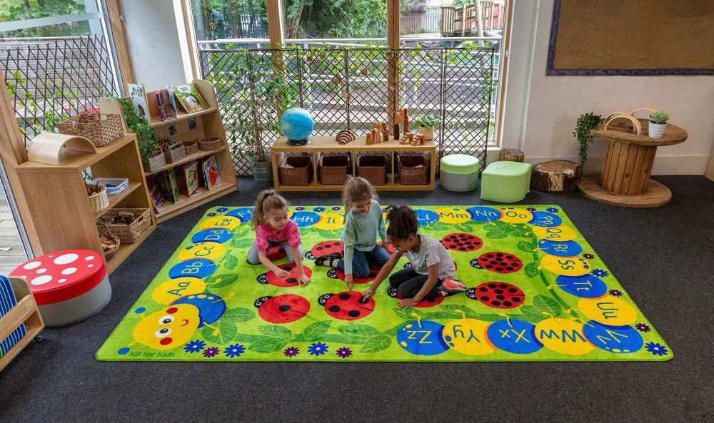 Back to Nature™ Chloe Caterpillar Numeracy & Literacy 3x2m Carpet