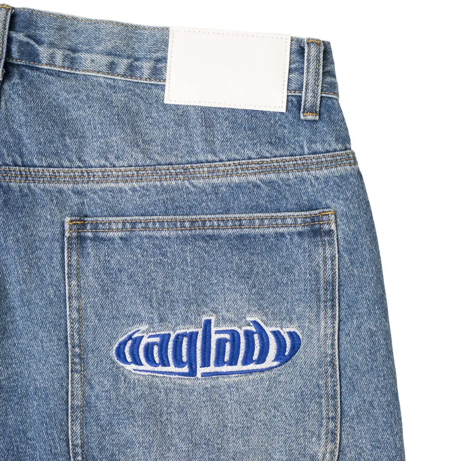 Baglady 'Warp' Denim Shorts (Faded)