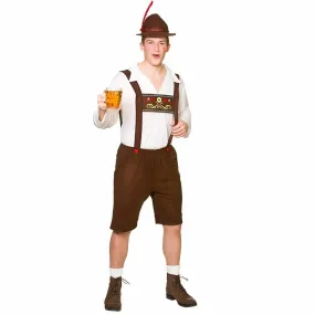 Bavarian Beer Guy Mens Fancy Dress Costume German Festival