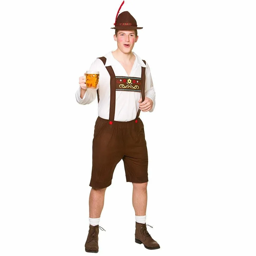 Bavarian Beer Guy Mens Fancy Dress Costume German Festival