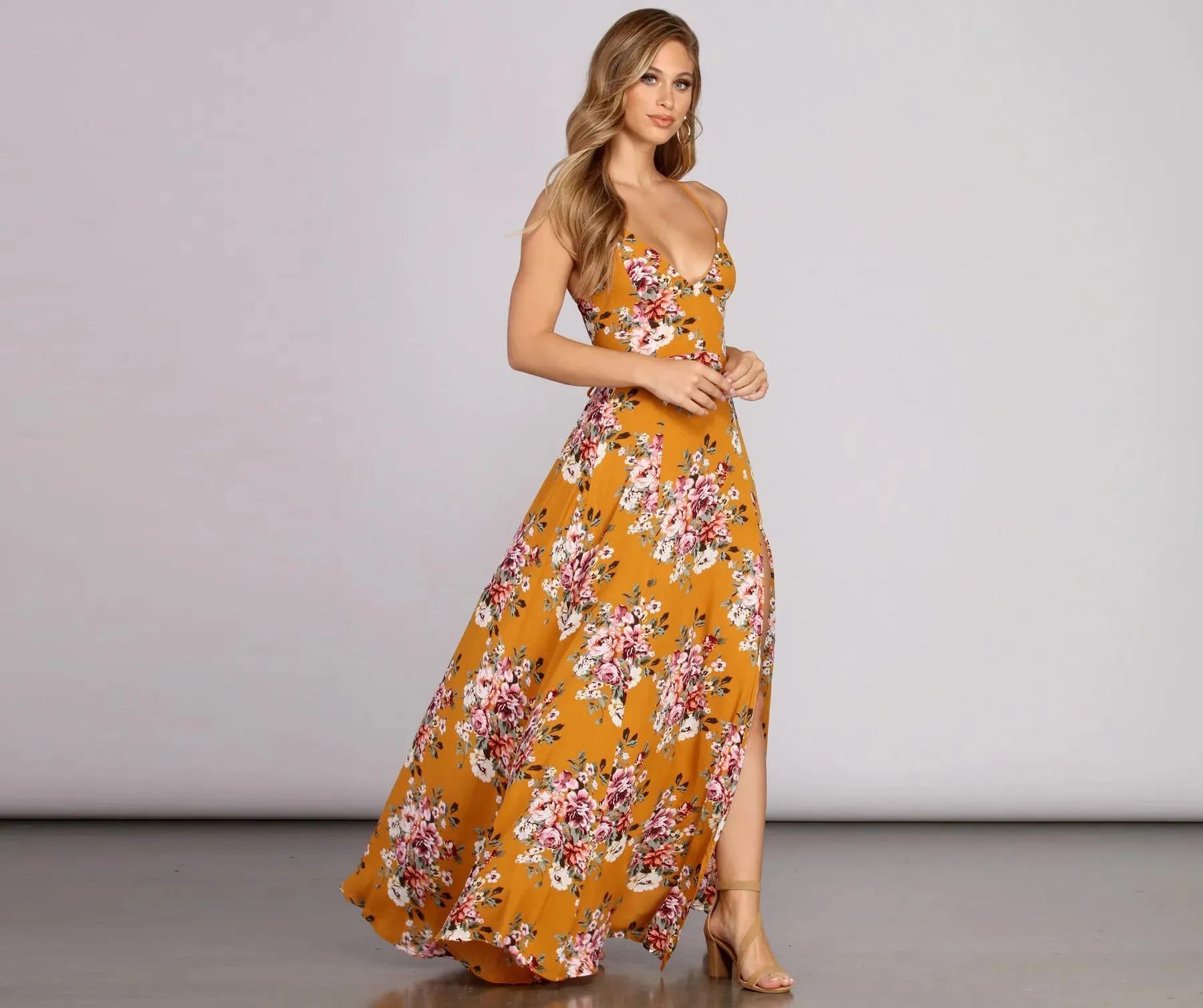 Better Bloom Gauze Maxi Dress