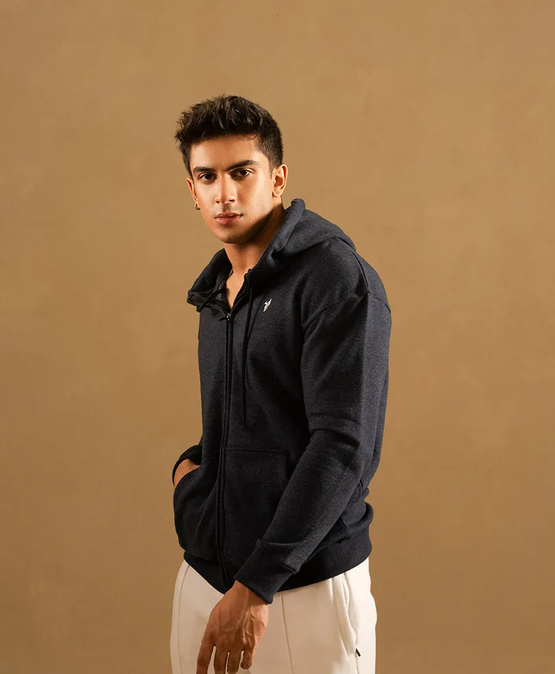 Blue Textured Hood
