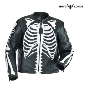 Bones Flat Track Leather Jacket  Handmade