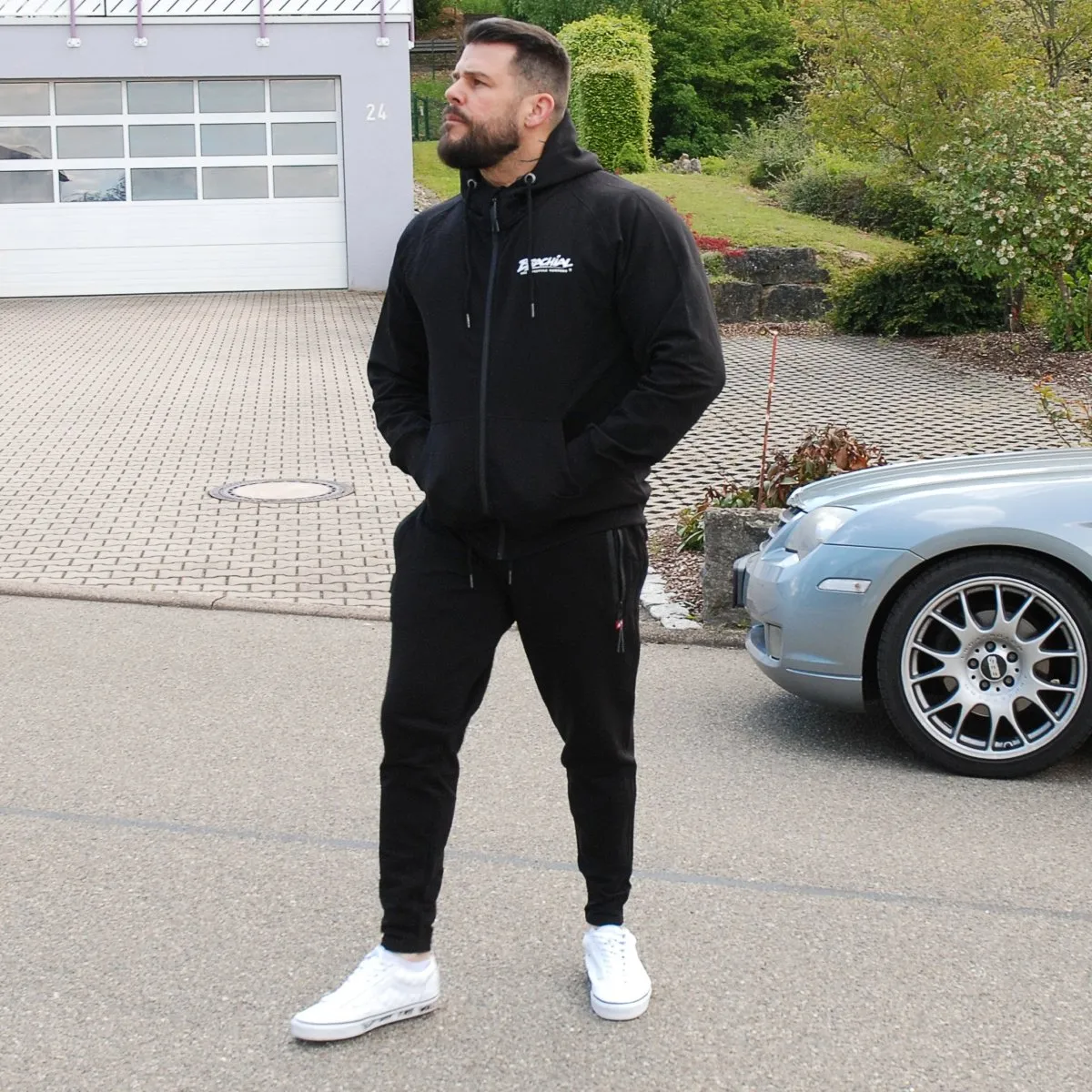 Brachial Jogging Pants Tapered - Black