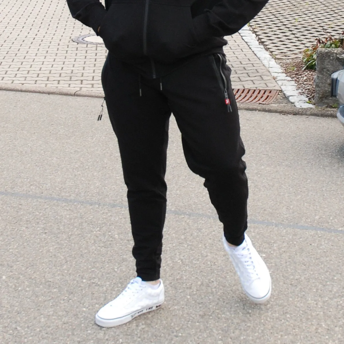Brachial Jogging Pants Tapered - Black