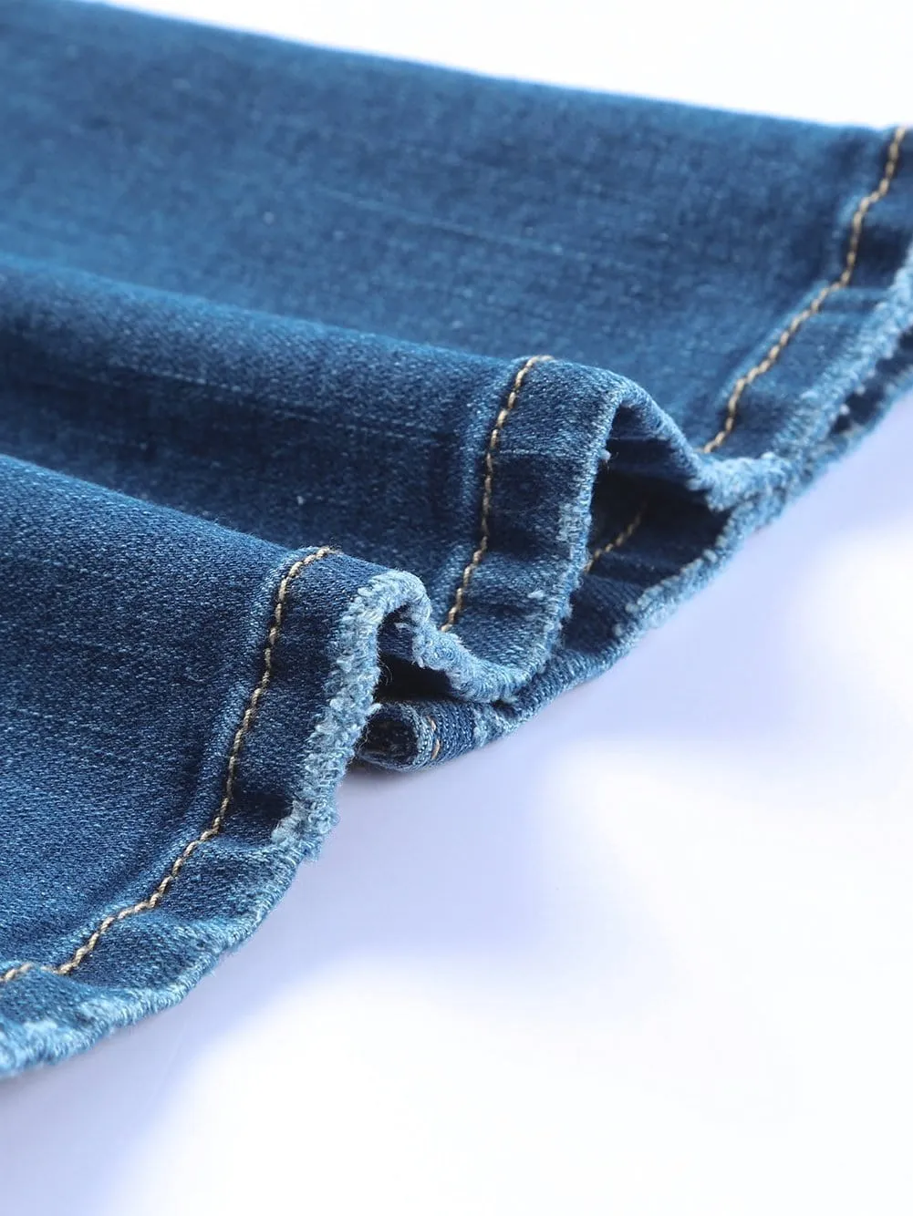 Button Fly Flare Jeans
