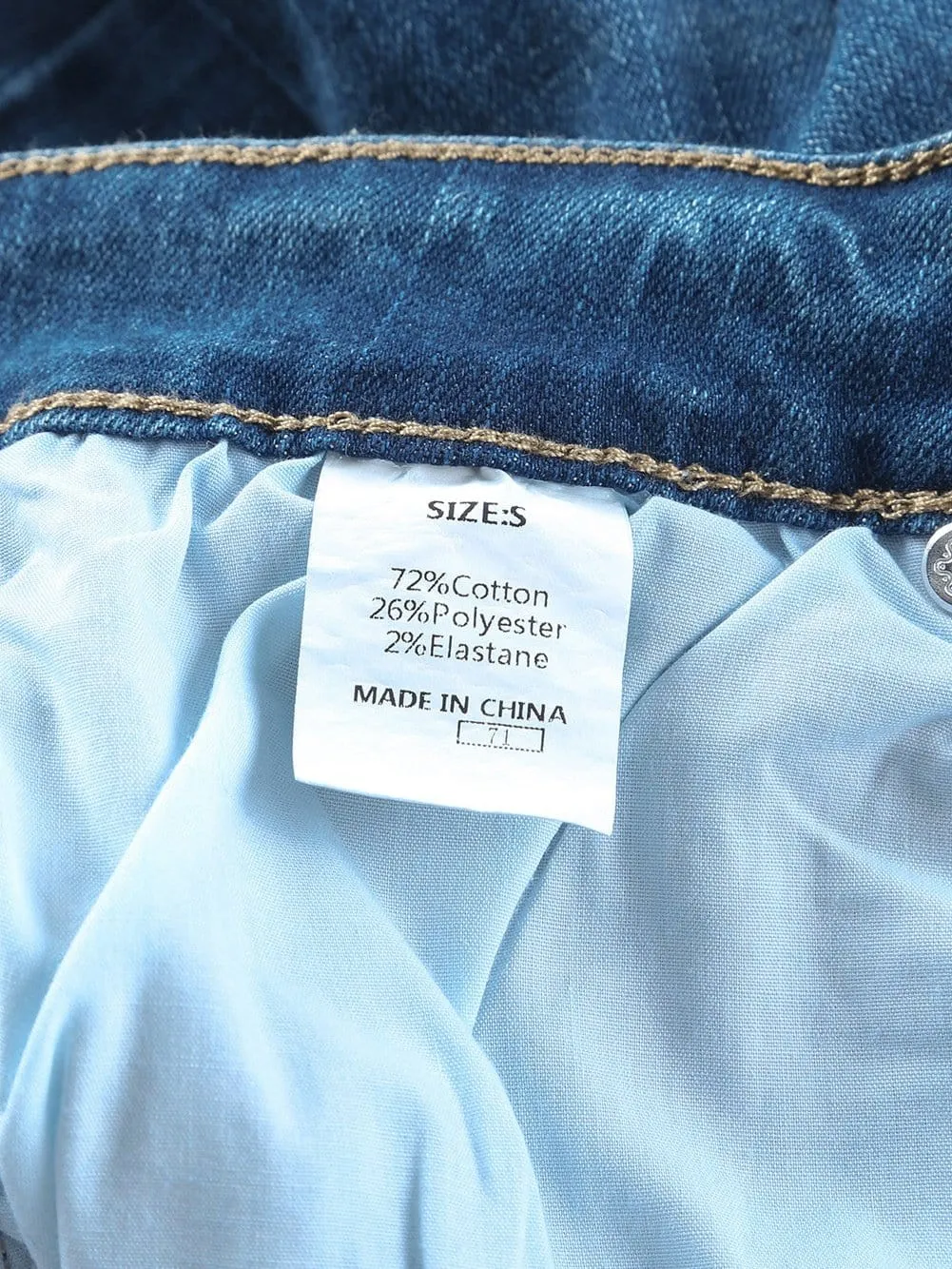 Button Fly Flare Jeans