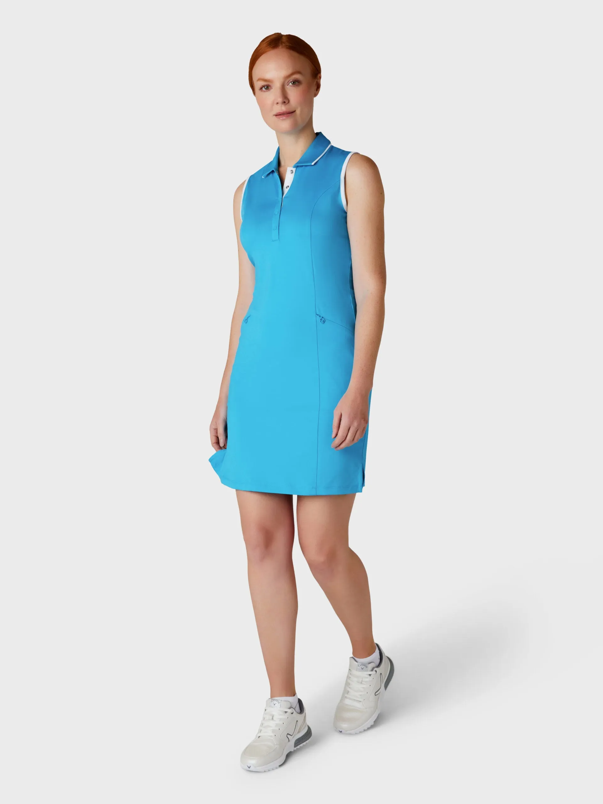 CALLAWAY Sleeveless Dress CGDSE071 Vivid Blue