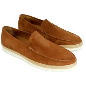 Capri Venetian Casual Suede Slip-On in Tobacco (Size 11 1/2) by Alan Payne Footwear