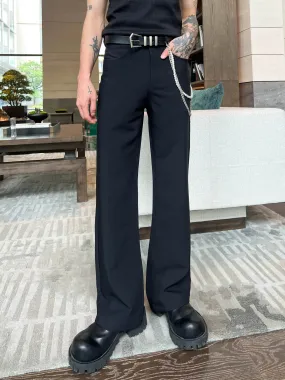 Casual Draped Flared Pants