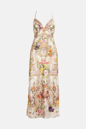 Chain Detail Slip Maxi Dress