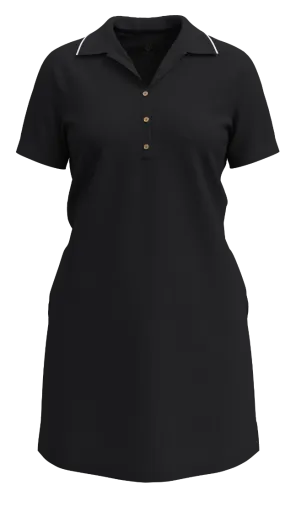Classic Polo Dress - BLACK NIGHT