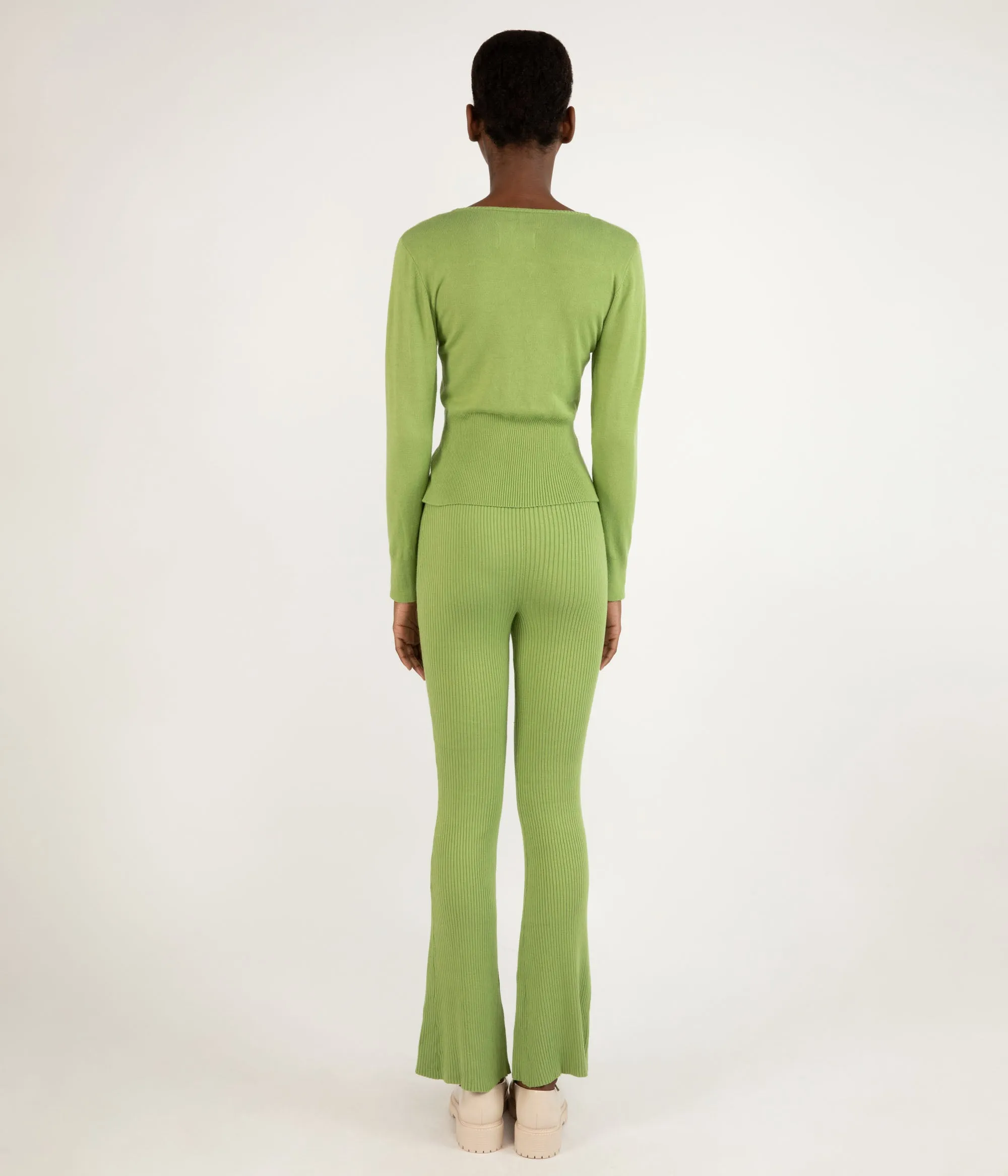 COLETTE Women's Bamboo Ribbed Pants