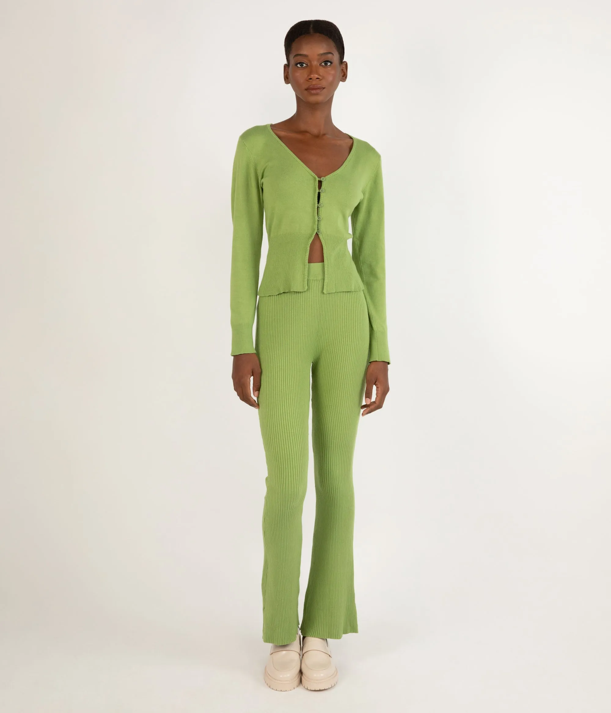 COLETTE Women's Bamboo Ribbed Pants