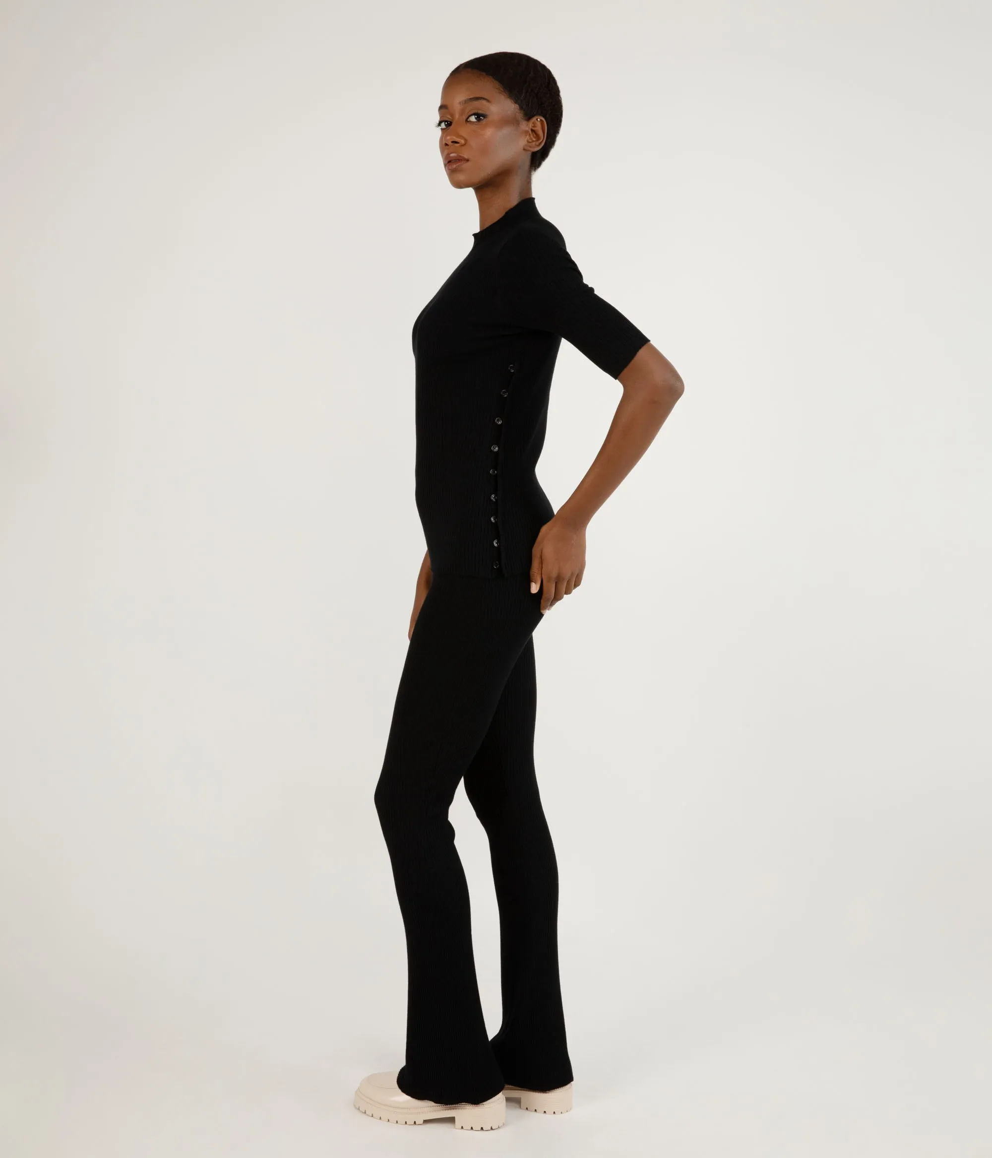 COLETTE Women's Bamboo Ribbed Pants